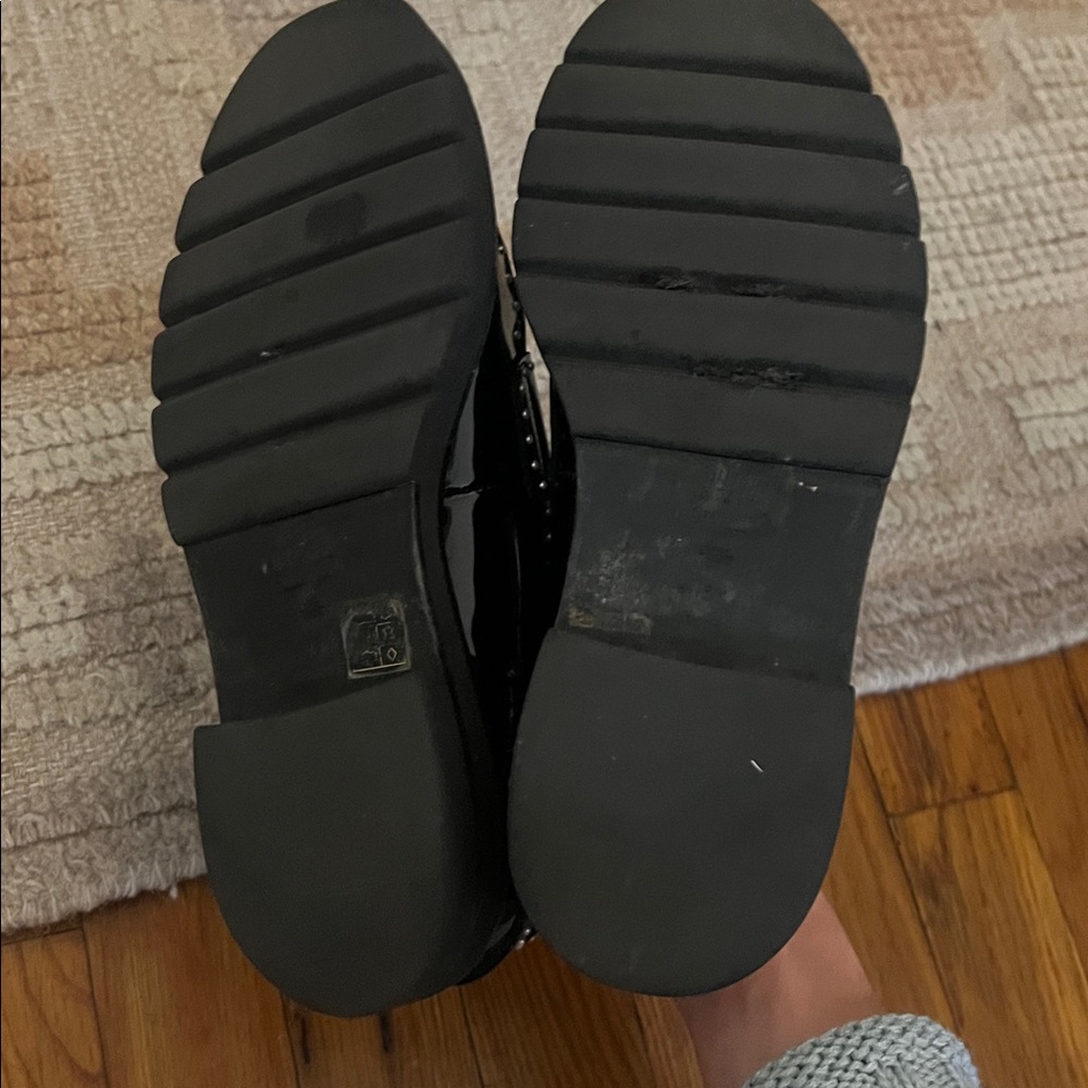 Stuart Weitzman Studded Pearl Loafers - Picture 3 of 4